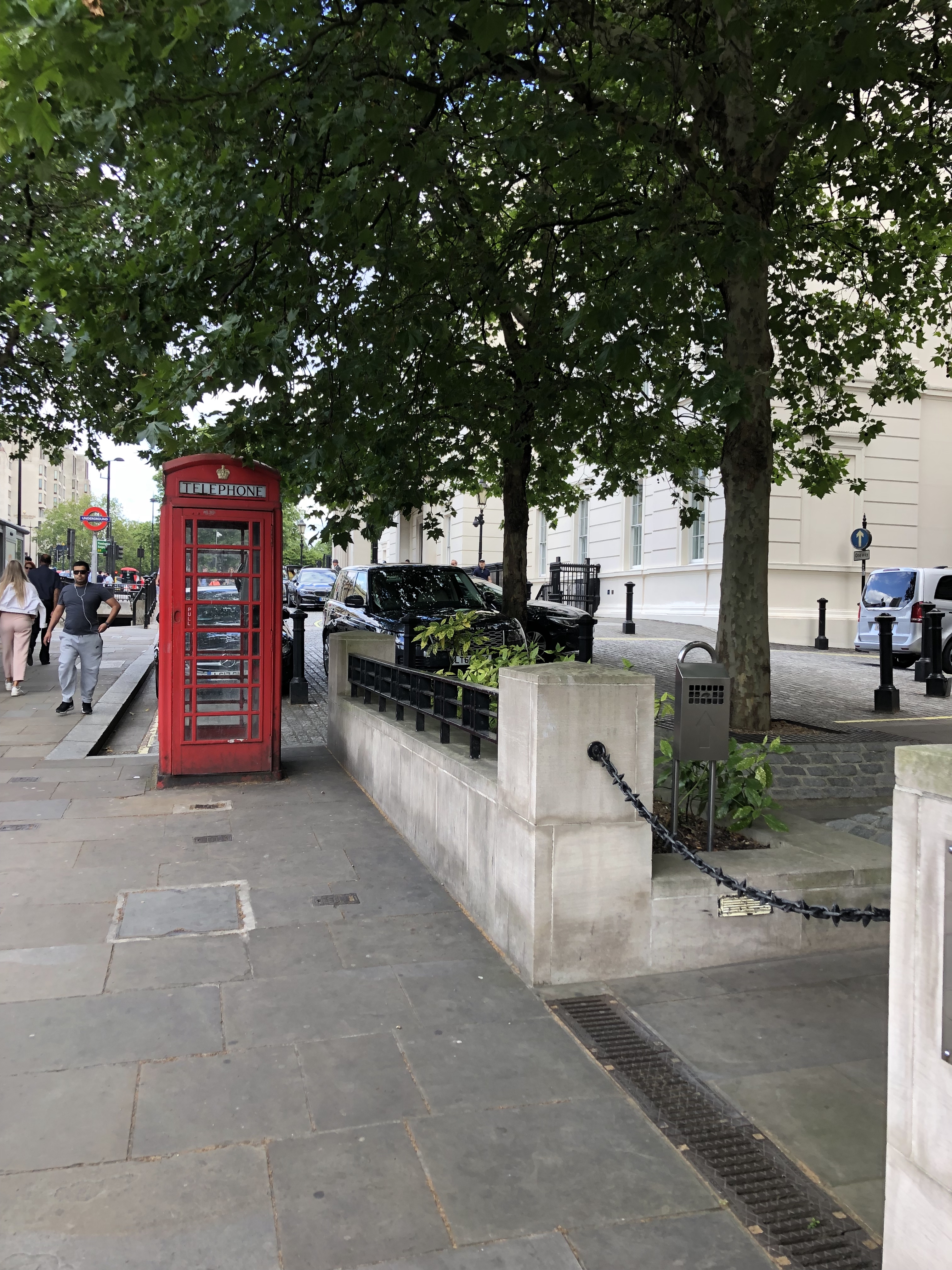 Phone booth in London