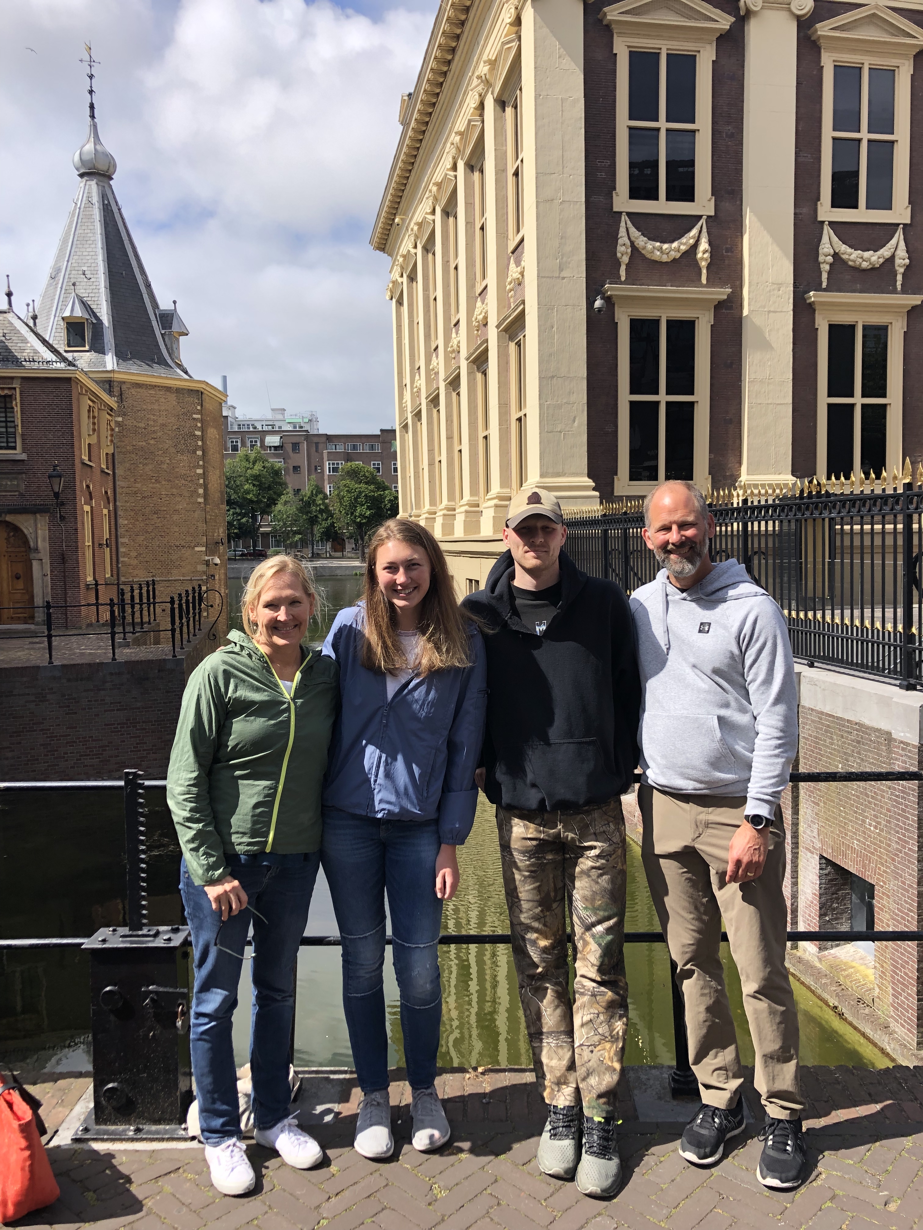 Four people in the Hague